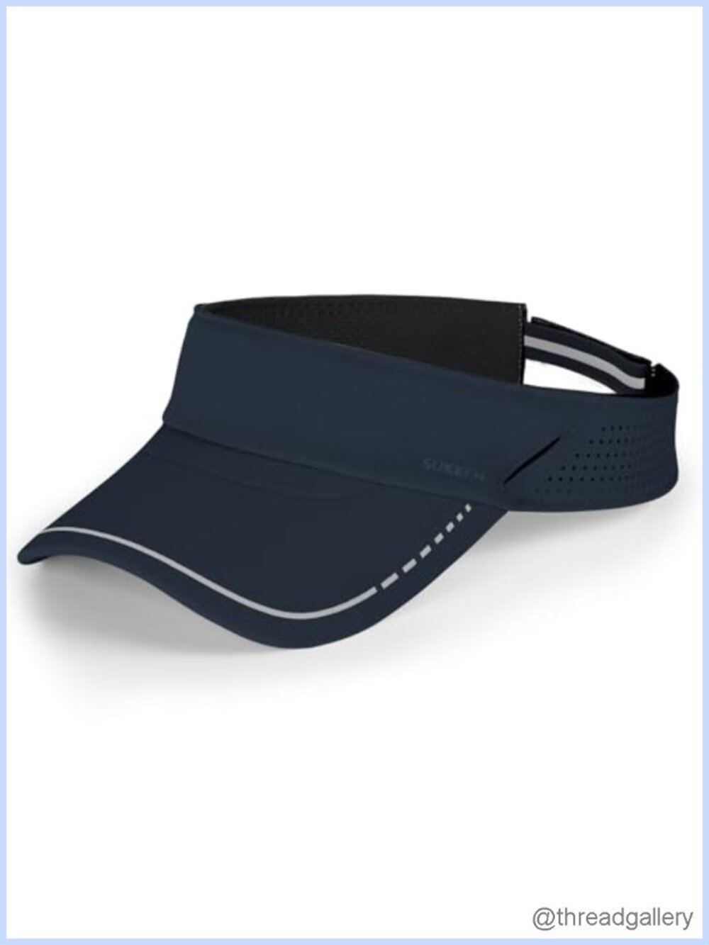 Sports Sun Visor Quick Dry UPF50+ with Sunglass Slots Reflective Adjustable